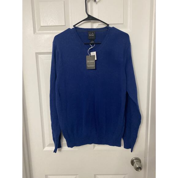 Jos. A. Banks vneck Pima sweater size medium nwt - Picture 1 of 3